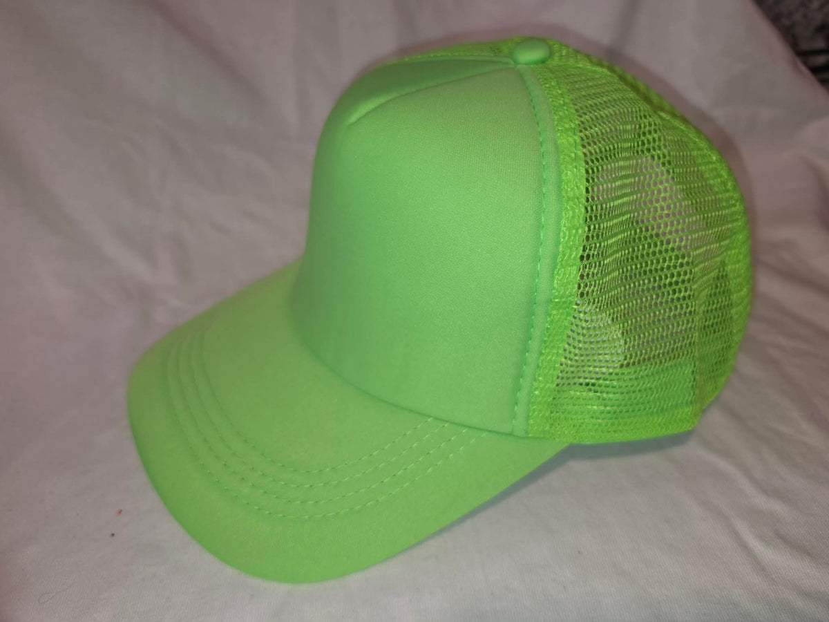 Soft Solid Bill Mesh Hats