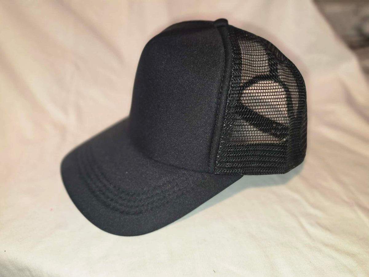 Soft Solid Bill Mesh Hats