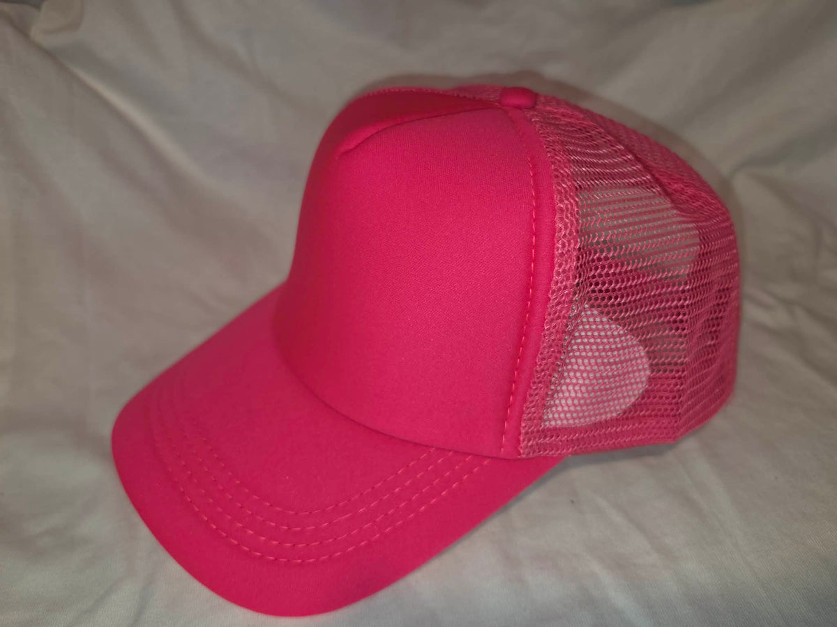 Soft Solid Bill Mesh Hats