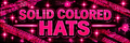 Solid Color Hats