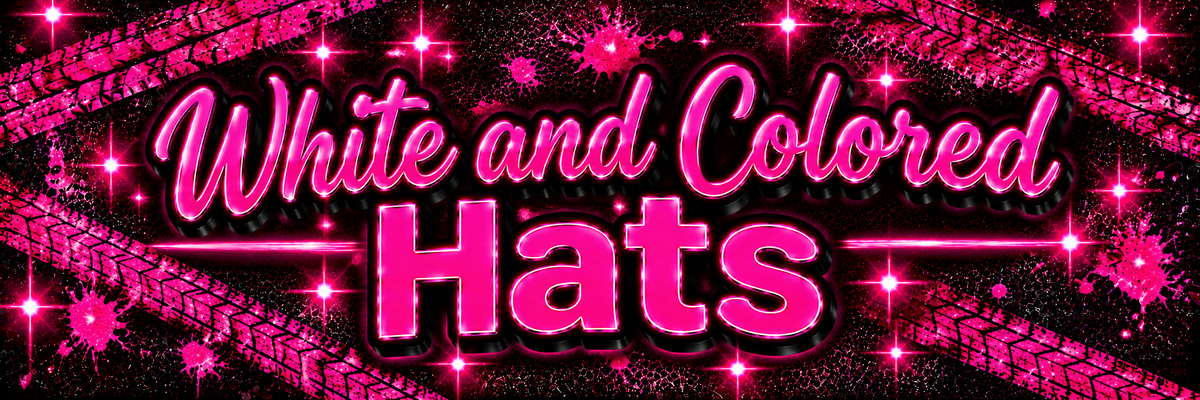 White and Colored Hat