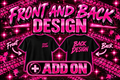 Front & Back Design Add On
