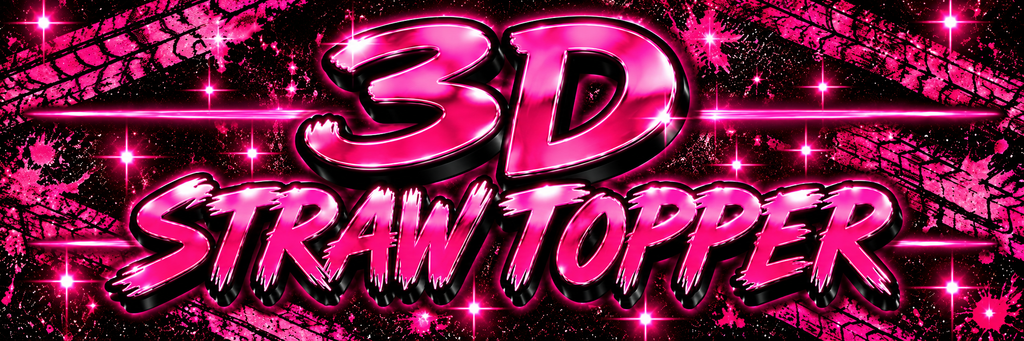 3D Straw Toppers