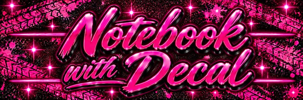 Notebook With Decal