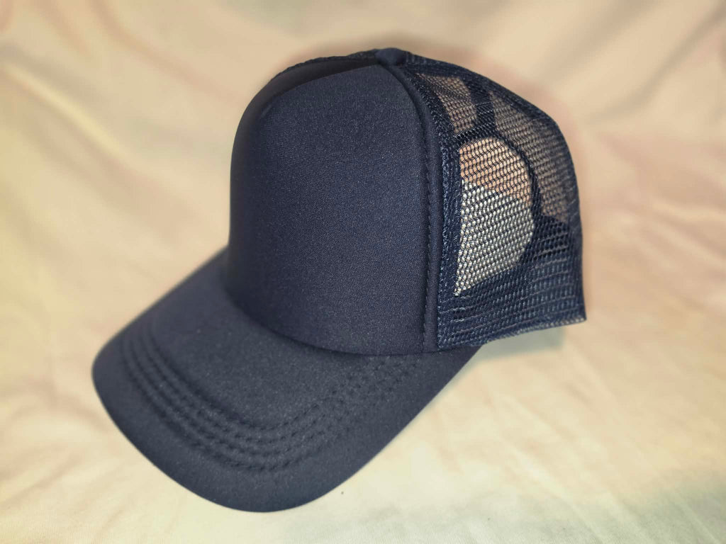 Soft Solid Bill Mesh Hats