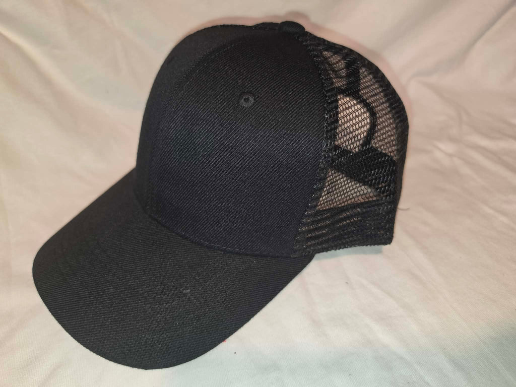 Hard Solid Bill Mesh Hats